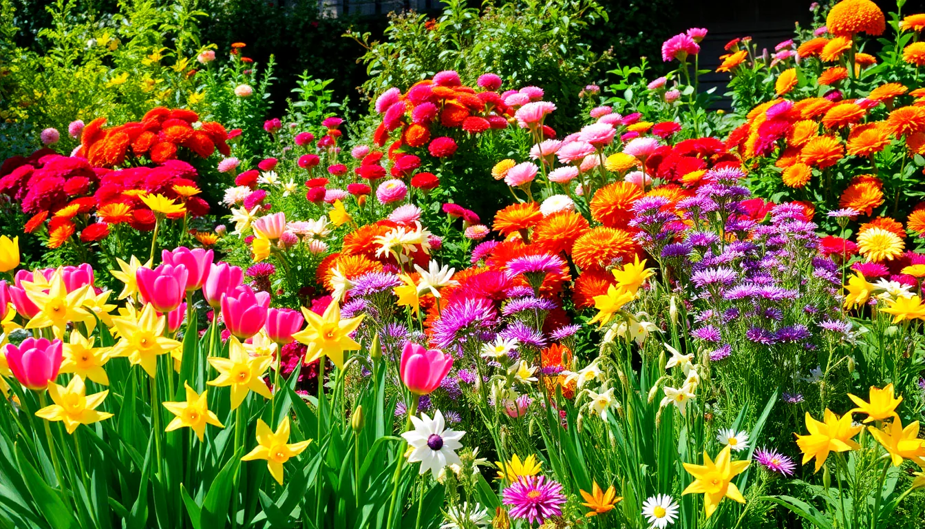 Top Flowering Plants to Create a Colorful Garden Throughout the Year